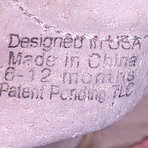 Pediped Baby Girl Floral Velcro Closure Soft Soled Mary Jane Shoes 6-12mos - Picture 10 of 10